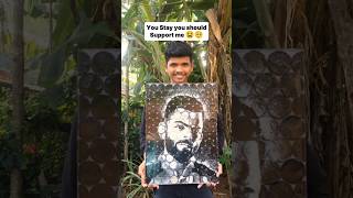 how do you Rate My Oreo Art ? 🍪🎨. #artist #creativity #viratkohli #