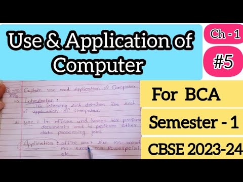 Explain Use and Application of Computer||basics of Computer.