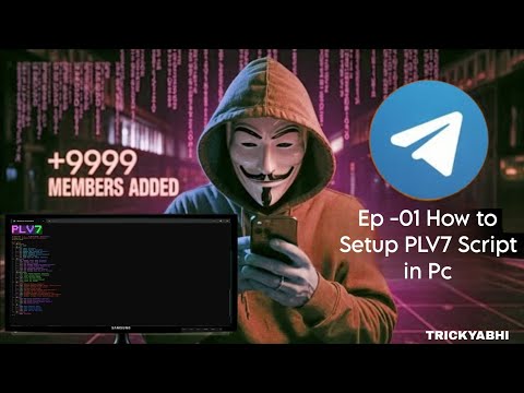 PLV7 Member Adding Script ⚡|  How to Setup PLV7 Member Adding Script In Pc & Add Member🔥| TrickyAbhi