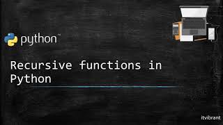 Recursive functions in Python #python #recursive #stringreverse #recursion