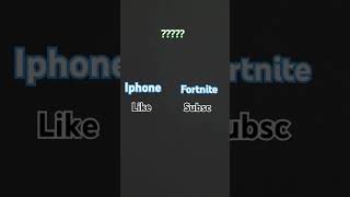 #iphone#fortnite