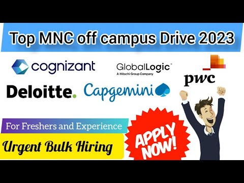 Off campus Drive 2023 | Urgent Bulk Hiring | For Fresher and Experience | IT Remote Jobs