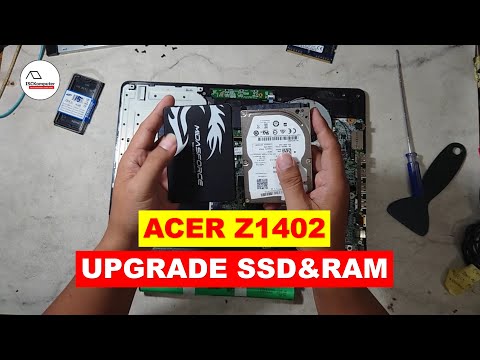 Upgrade SSD dan RAM ke Laptop Acer Z1402