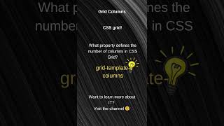 CSS Grid Columns Explained #CSS #CSSGrid #WebDesign #FrontendDevelopment