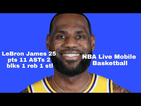 NBA Live mobile basketball thunder vs jazz
