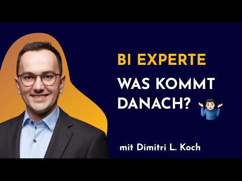 BI Experte, was kommt dann? Dimitri L. Koch zum Tech Career Coaching