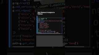 Fast Network Analysis in Python