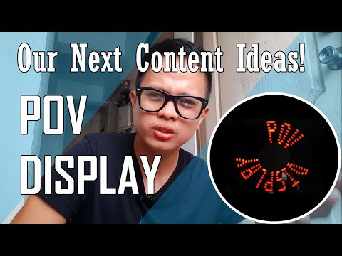How to make a LED's POV Display | Next Content Ideas - POV Display
