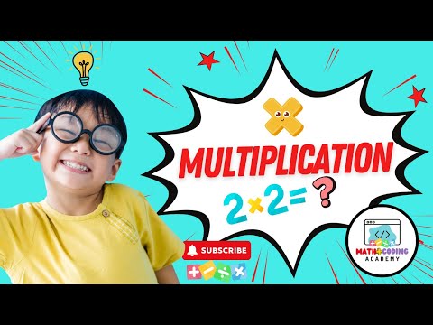 Multiplication Basics | 2x1, 2x2 & 3x2 Digit Multiplication Made Easy with @MathCodingAcademy !