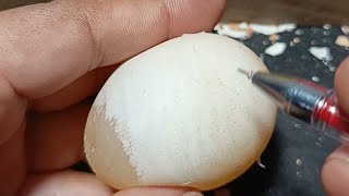Raw Egg Peeling & Name Writing | Fun & Satisfying