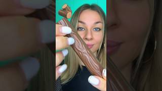 Eating wood chocolate 😳