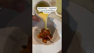 $145 per person for 9 course tasting menu at Michelin one ⭐️ restaurant. Kochi 📍#nyc #nycvlog #food