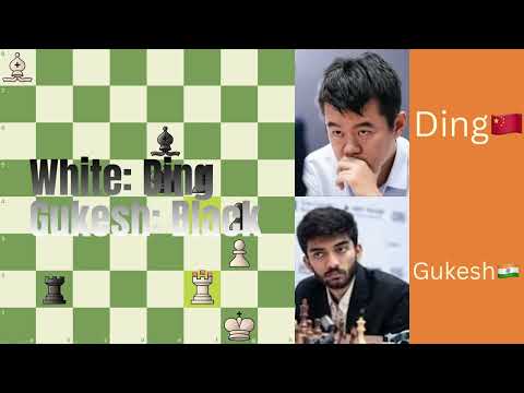Gukesh vs Ding #chess #Champion #blunder
