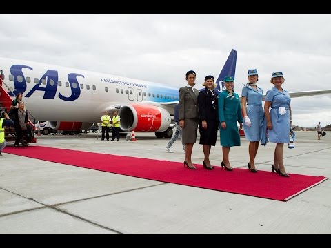 SAS jubilæums-fejring i Københavns Lufthavn