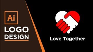 Love Together Logo Design | Adobe Illustrator Tutorial