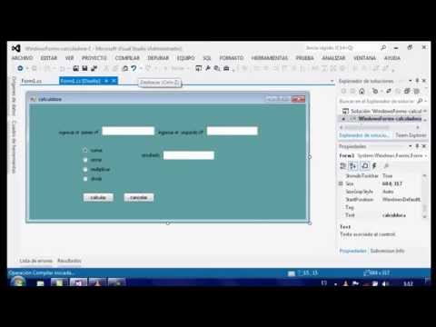 crear calculadora en c#-visual studio