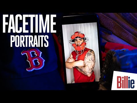 Boston Red Sox VIRTUAL PHOTOSHOOT over FACETIME during QUARANTINE.