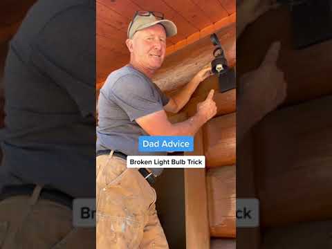 How to remove a broken lightbulb
