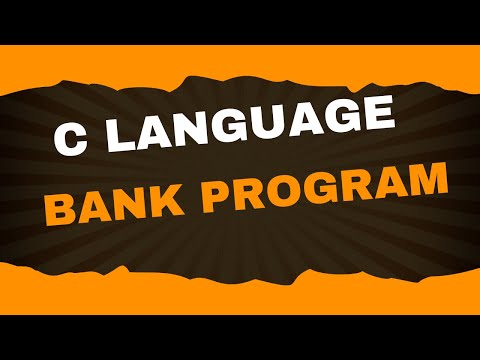 c project in bank |c language bank program | bank program in c |  Ai coder | #clanguage