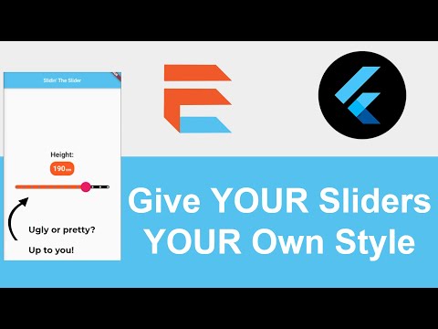 Futter - FULLY Customize Slider's Style (Colors & Sizes) - SliderThemeData