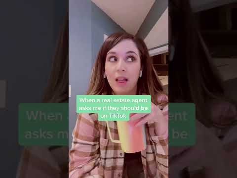 Realtors! Now is the time for you to start leveraging TikTok. If you havent started creating your o