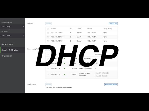 [HOW] to configure a DHCP server in Cisco Meraki Security Appliance MX  using the Meraki Dashboard