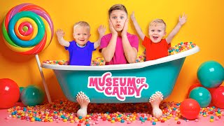 Diana and Roma - MUSEUM OF CANDY in Dubai - Vlog Stories