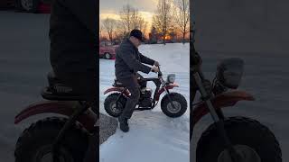 Marketplace Minibike in the Snow