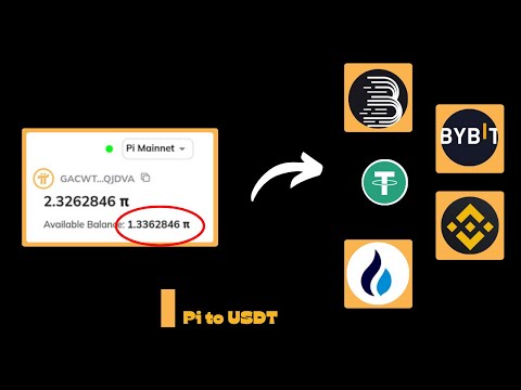 How to Convert and Exchange Pi Coins to USDT | Sell Pi coins on Bybit, Binance, Bitmart, HTX
