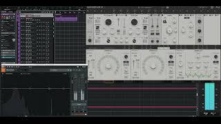 Exploring trackmaking ideas while performing as if improvising with Massive X.