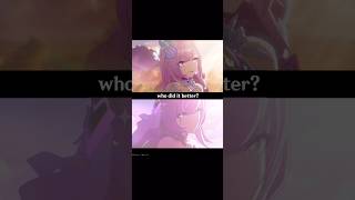 Who did it better? || Cyrene - Elysia #honkaistarrail #honkaiimpact3rd #hsr #hi3 #cyrene #elysia