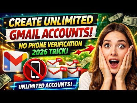 Secret Method to Create Gmail Without OTP Verification |Unlimited Gmail Accounts Without Phone  