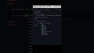 Master Inline CSS: Transform Your HTML Instantly! #csstutorial #codewithmayur