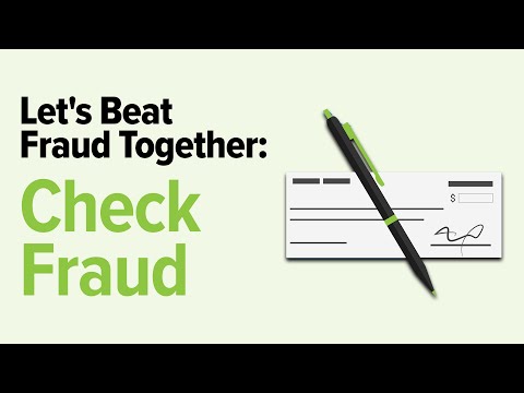 Let's Beat Fraud Together: Check Fraud | Connected Credit Union
