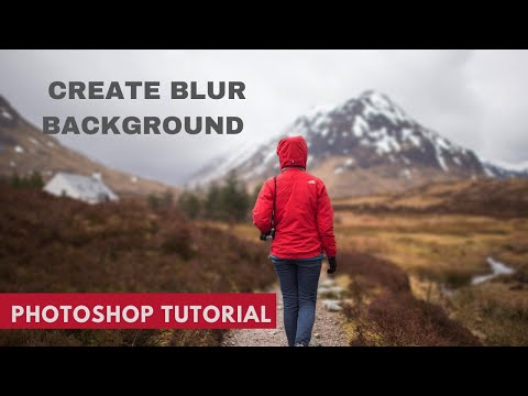 How to Create Blur Background Using Photoshop