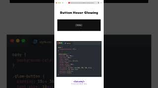 button hover glow #coding #html #htmlcss #css #hovereffect #code #webdevelopment #zaicode #button