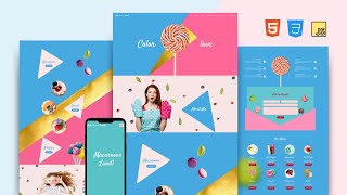 Build A Responsive Website HTML CSS and JavaScript | Master in Web Designing