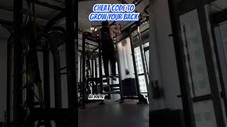 Cheat Code To Grow Your Back #fitness #shorts