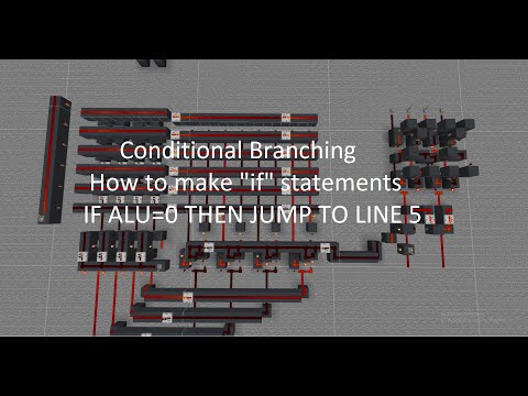 simple conditional branching: Minecraft Computing