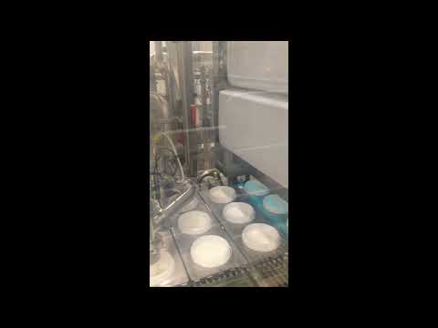 3-Up Servo-Driven Filling Machine for Dairy Products with Full Cup Sterilization
