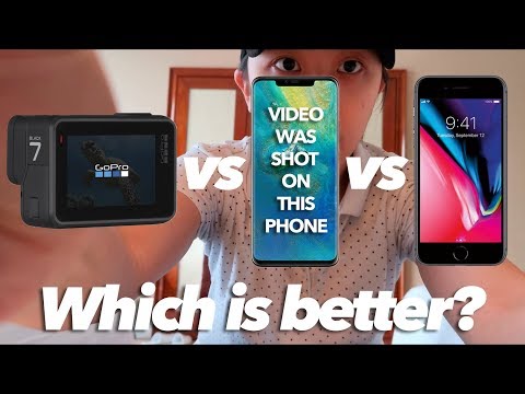 GoPro Hero 7 Black VS Huawei Mate 20 Pro VS iPhone 8 Plus | Vlogging Camera Comparison