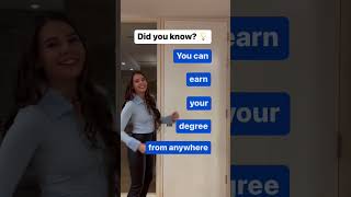 You don’t need to quit your job or move to a new city to earn your degree!