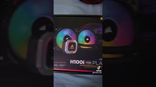 Upgrade new Corsair H100i liquid cooler CPU #pccases  #pcupgrade #pccooling #nerp