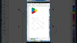 Google Play Store Logo Tutorial in Coreldraw #shorts, Logo Tutorial 2023 #coreldraw #shortsfeed