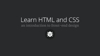 Learn HTML and CSS - Introduction