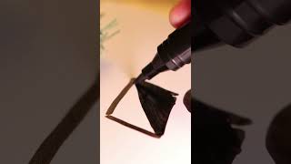 Dark Pen 2 #shorts  #BlackPinkLovers #artistictools #relaxation #calm #blackpinkfans #asrm