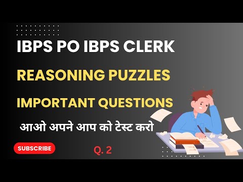 IBPS PO IBPS CLERK RRB PO Reasoning Puzzles Important Question