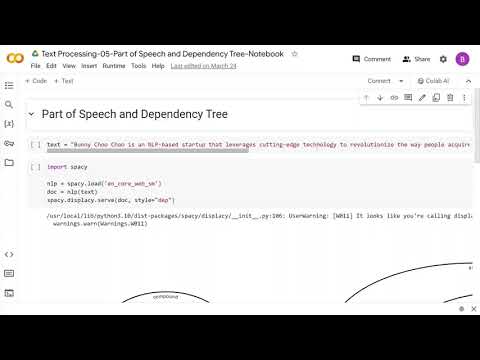 Part of Speech and Dependency Tree Hands-on | Text Processing | Bunny Labs | LLM | NLU | NLP | Text