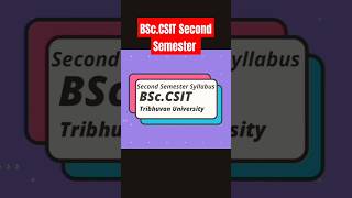 CSIT Second Semester Syllabus #csit