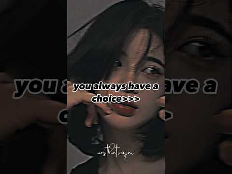 what you choose matters ✨💛 #shorts #newaesthetic #trends #explore #advice #girls#fypシ゚viral